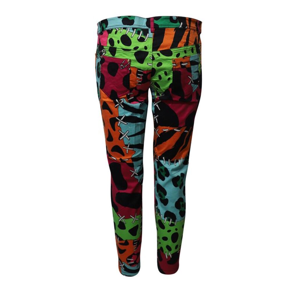 Moschino Illustrated Patchwork Printed Trousers I… - image 3